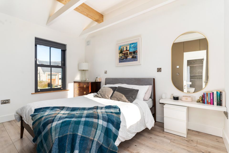 The master bedroom of San Antonio, 7 St Fintan’s Villas, Blackrock, Co Dublin
